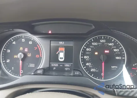 2012 Audi A4 2.0T Premium from USA, damaged, VIN WAUEFAFLXCA067423